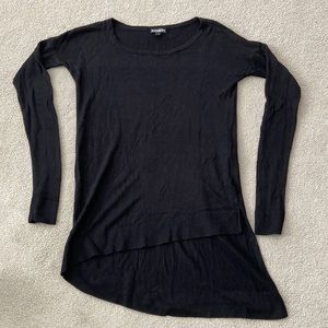 Express asymmetrical hem sweater top